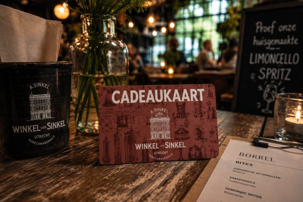 eigen cadeaukaart horeca